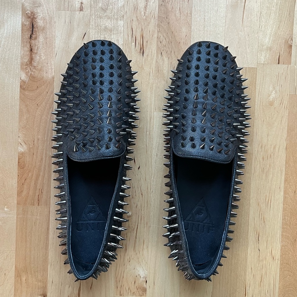 UNIF Hellraiser Studded Flats - New with Box